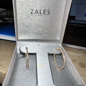 Zales 10 K hoops original price $1,599.00 plus protection $194.99